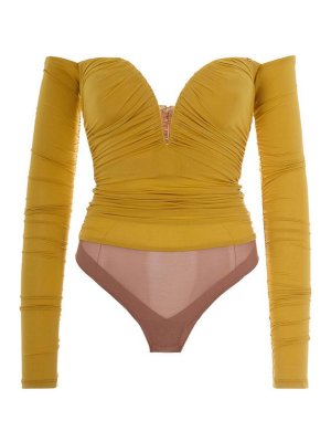 ELISABETTA FRANCHI: Abendkleider - Abendkleid - Gelb