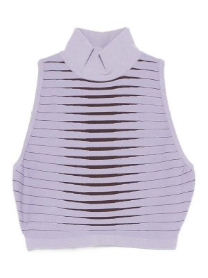 ELISABETTA FRANCHI: Tops und Tank Tops - Top - Metallic