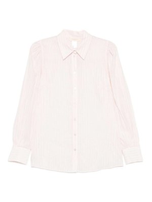 TWINSET: camicie - Camicia A Righe Rosa E Bianche