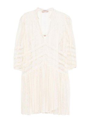 TWINSET: Vestidos cortos - Vestido Corto - Gris