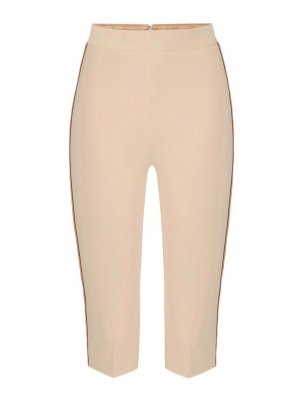 ELISABETTA FRANCHI: Pantalones casual - Pantalón Casual - Beis