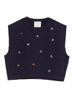 FORTE FORTE: T-shirts - T-Shirt - Blau