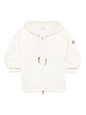 MONCLER: Strickpullover mit Rundhalsausschnitt - Rundhalspullover - Beige