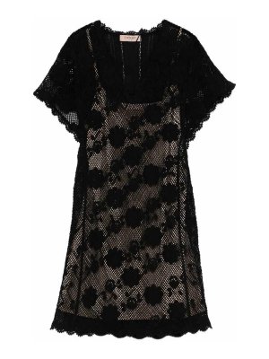 TWINSET: Vestidos cortos - Vestido Corto - Negro