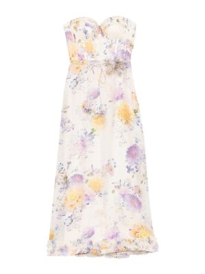 ZIMMERMANN: abiti al ginocchio - Vestito  midi con stampa floreale