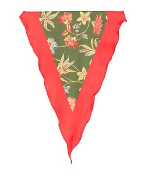 FAY: scarves - Multicolored Silk Twill Scarf