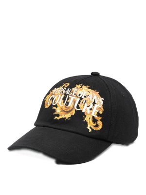 Versace Jeans Couture: 帽子＆キャッブ - 帽子 - 黒