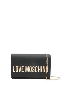 LOVE MOSCHINO: ショルダーバッグ - ショルダーバッグ - 黒