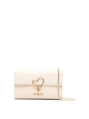 LOVE MOSCHINO: クロスボディバッグ - クロスボディバッグ - 白