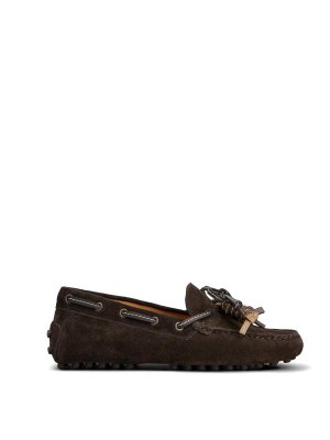TOD'S: Mokassins und Slippers - Mokassins - Braun