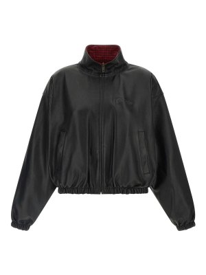 BALENCIAGA: leather jacket - Reversible Leather Jacket