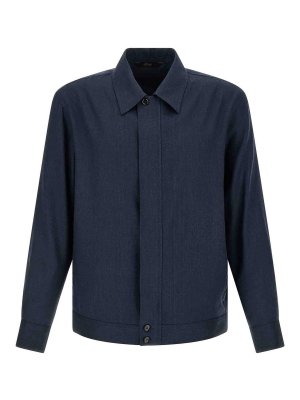 BRIONI: Decken und Tagesdecken - Decke - Blau