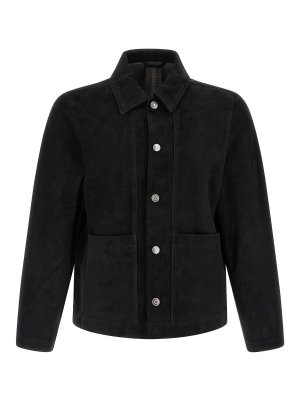 GIORGIO BRATO: leather jacket - Fiore Suede Jacket