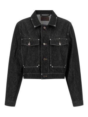 LEMAIRE: デニムジャケット - デニムジャケット - 黒