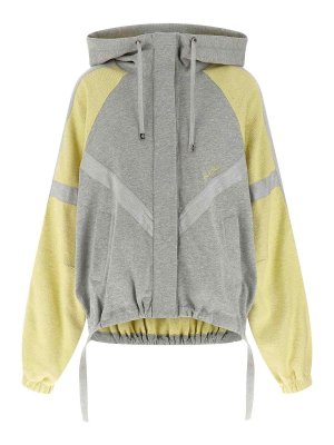 The Attico: bombers - Double American Fleece Bomber Jacket