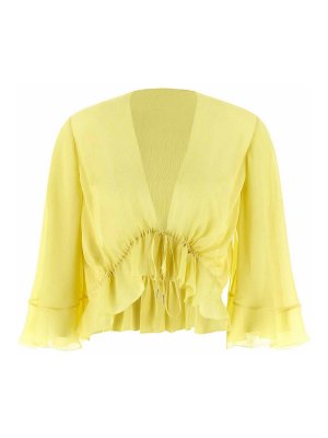 ALBERTA FERRETTI: Camisas - Camisa - Amarillo