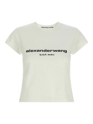ALEXANDER WANG: T-shirts - T-Shirt - Blanc