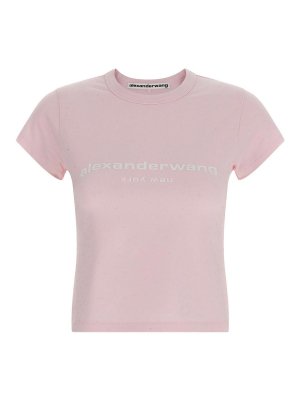 ALEXANDER WANG: T-shirts - T-Shirt - Couleur Chair