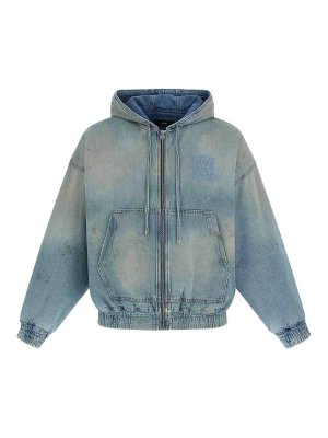AMIRI: Sweatshirts & Sweaters - Ma Denim Hoodie