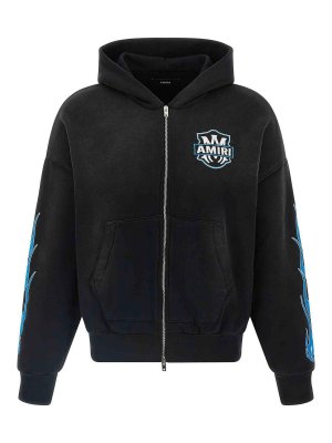 AMIRI: Sweatshirts & Sweaters - Ma Flames Hoodie
