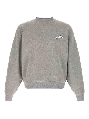 AUTRY: Sweatshirts & Sweaters - Logo Print Embroidery Sweatshirt