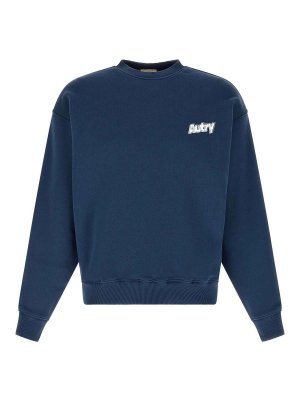 AUTRY: Sweatshirts & Sweaters - Logo Print Embroidery Sweatshirt