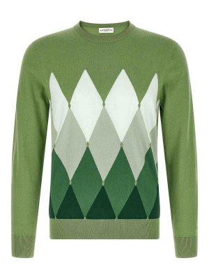 BALLANTYNE: crew necks - Argyle Sweater