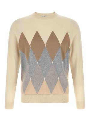 BALLANTYNE: crew necks - Argyle Sweater