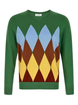 BALLANTYNE: crew necks - Argyle Sweater