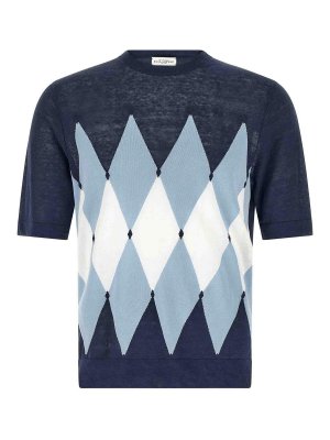 BALLANTYNE: t-shirts - T-Shirt Argyle