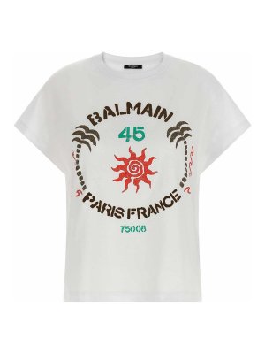 Balmain: Tシャツ - Tシャツ - 白