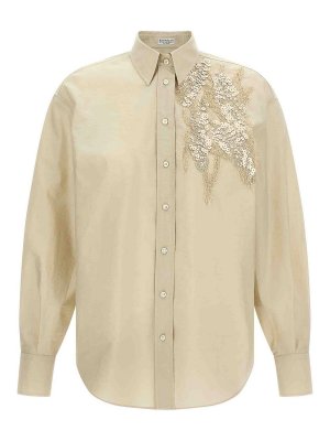 BRUNELLO CUCINELLI: Chemises - Chemise - Beige