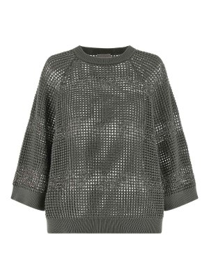 BRUNELLO CUCINELLI: クルーネック - クルーネック - 緑