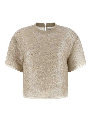 BRUNELLO CUCINELLI: Camisetas - Camiseta - Beis