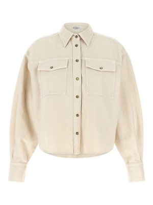 BRUNELLO CUCINELLI: Hemden - Hemd - Beige