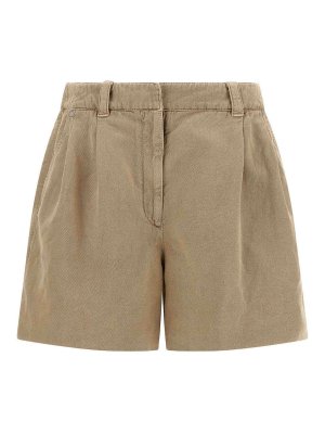 BRUNELLO CUCINELLI: Trousers Shorts - Baggy Shorts