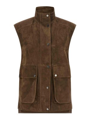 BRUNELLO CUCINELLI: Westen - Weste - Braun