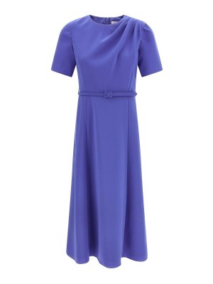 CAROLINA HERRERA: Knielange Kleider - Knielanges Kleid - Blau