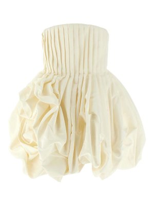 CAROLINA HERRERA: ニーレングスドレス - 膝丈ドレス - 白