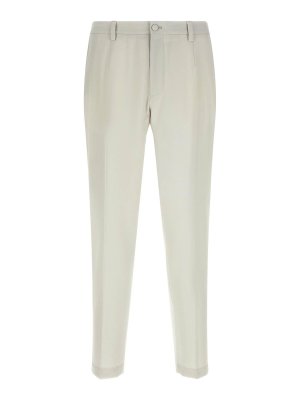 DOLCE & GABBANA: Pantalones casual - Pantalón Casual - Beis