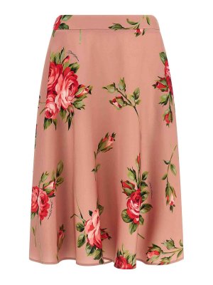 DOLCE & GABBANA: Jeans patte d'éléphant - Jean Évasé - Couleur Chair