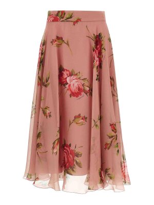 DOLCE & GABBANA: ニーレングススカート＆ミディ丈 - 膝丈/ミディスカート - ヌードカラー