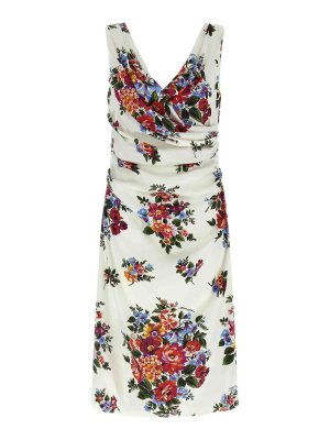 DOLCE & GABBANA: ニーレングスドレス - 膝丈ドレス - 白