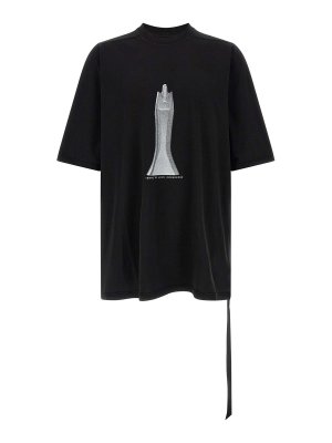 DRKSHDW: Tシャツ - Tシャツ - 黒