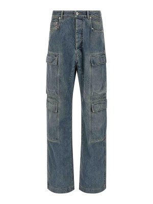 DRKSHDW: casual trousers - Double Cargo Jeans
