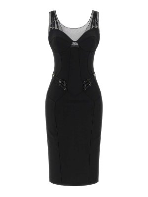 ELISABETTA FRANCHI: knee length dresses - Corset Dress
