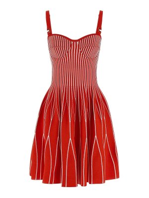 ELISABETTA FRANCHI: Knielange Kleider - Knielanges Kleid - Rot