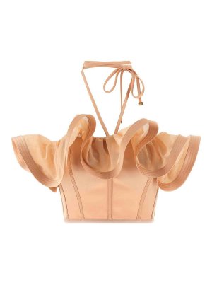 ELISABETTA FRANCHI: Tops & Tank tops - Maxi Ruffles Top