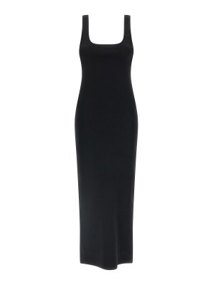 ENTIRE STUDIOS: knee length dresses - Squared Neckline Dress
