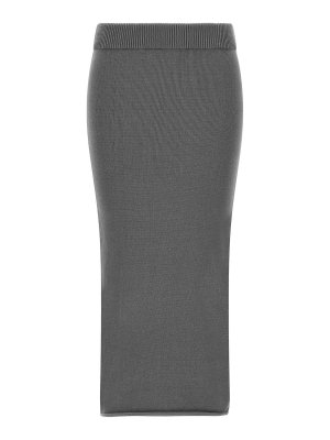 ENTIRE STUDIOS: Knee length skirts & Midi - Raw Knit Skirt